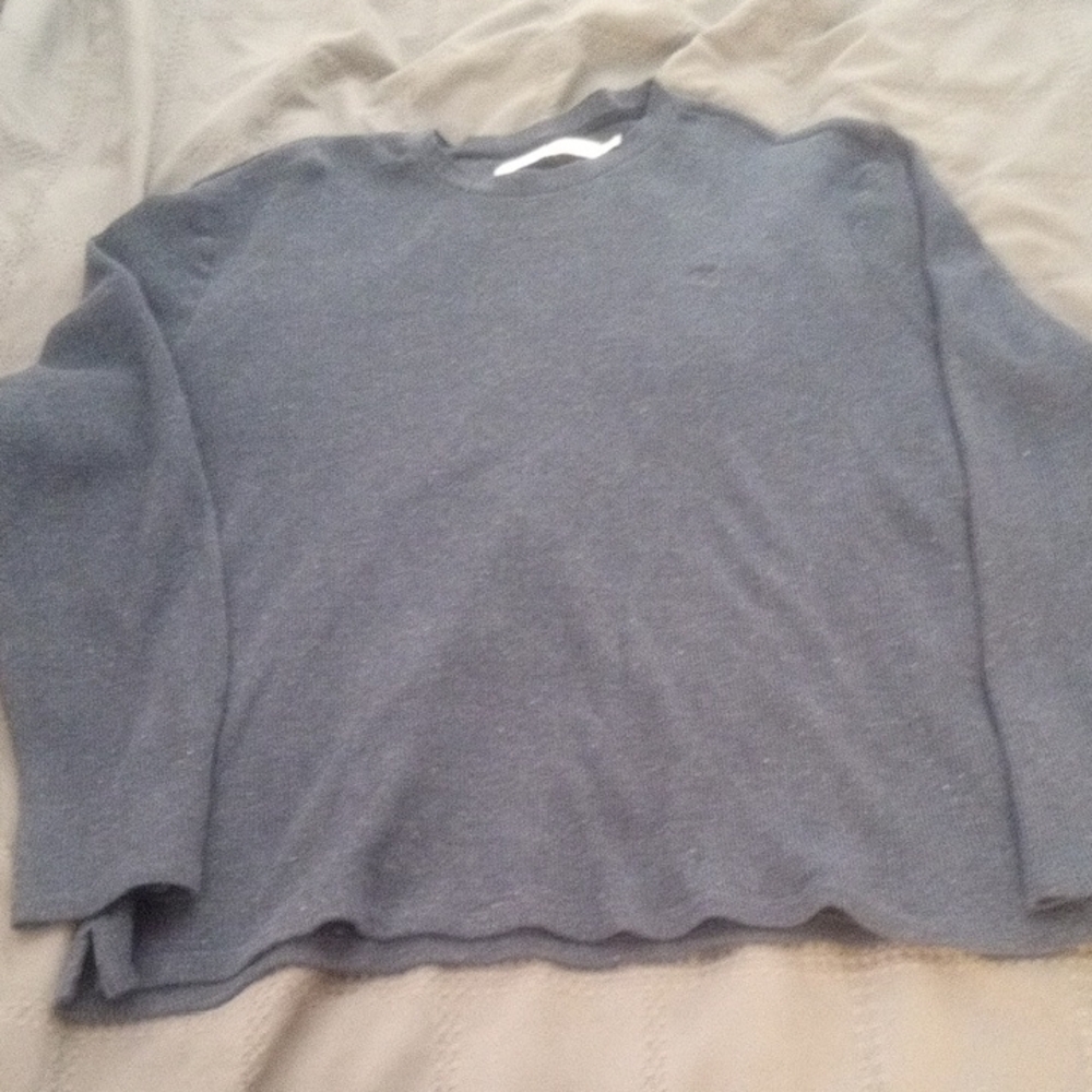 Calvin Klein Jeans Men's Crewneck Sweater in Denim Blue
